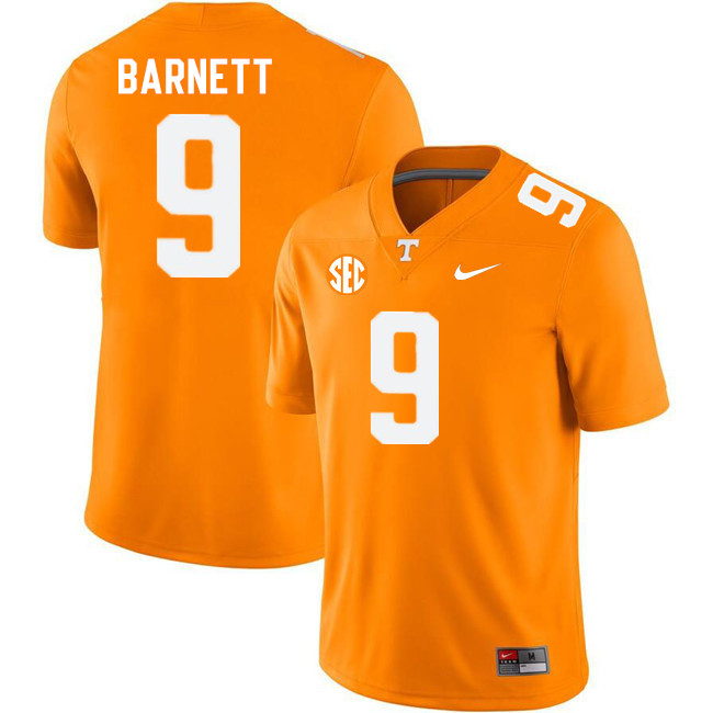 Tennessee Volunteers #9 Derek Barnett College Football Jerseys Stitched Sale-Orange